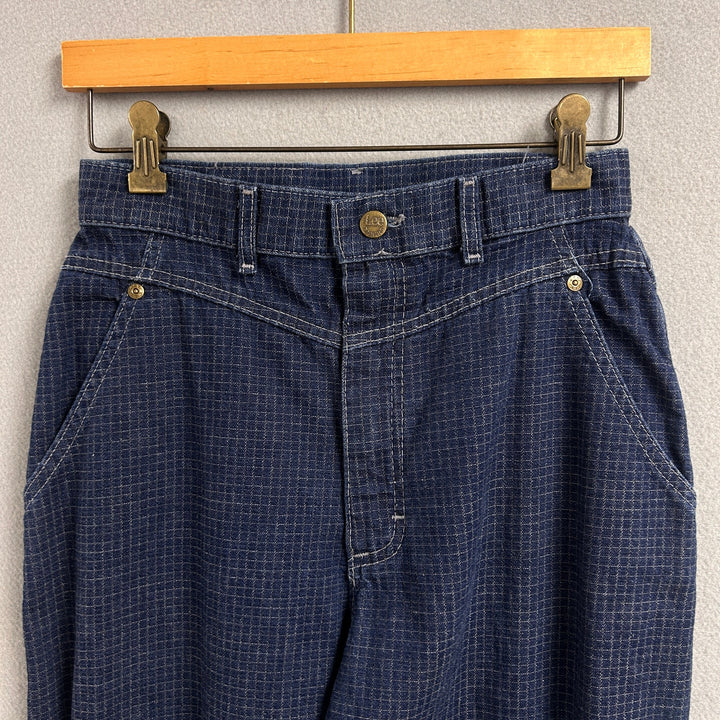 Vintage Lee Grid Pattern Jeans Size 27X29