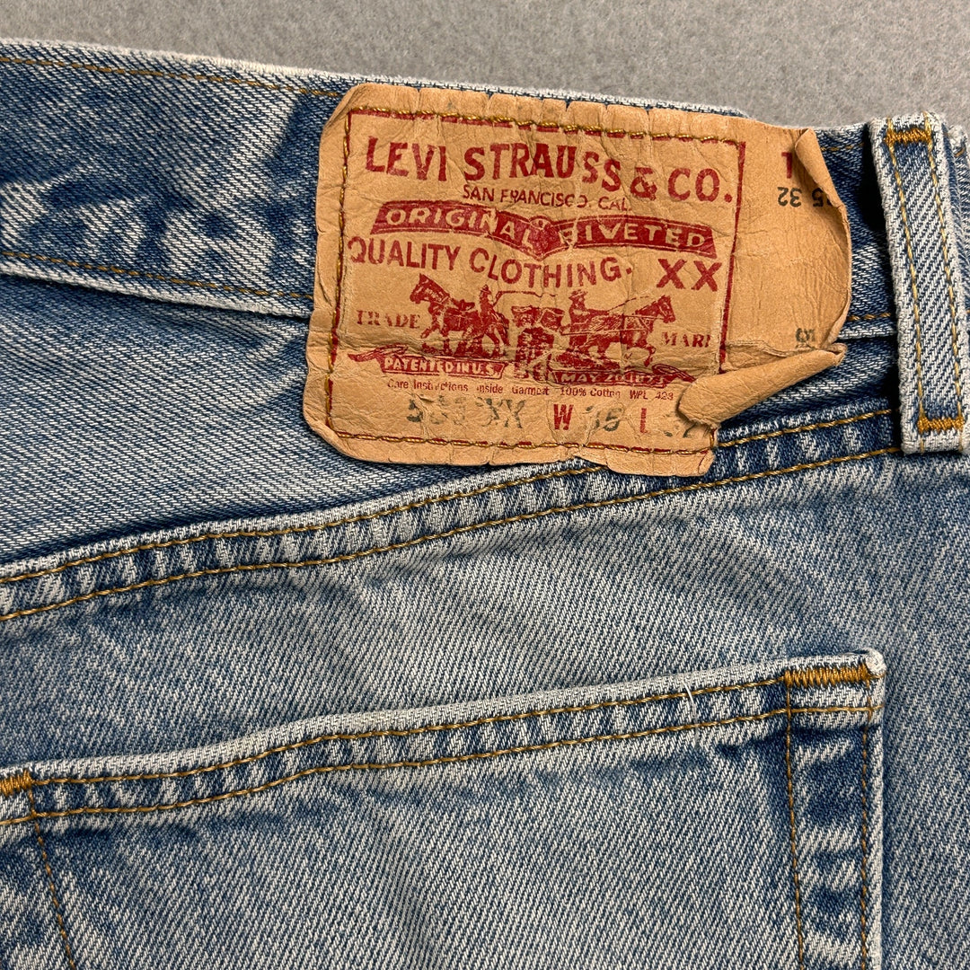Vintage Levi's 501xx Light Blue Jeans Made in USA Men's 32x30