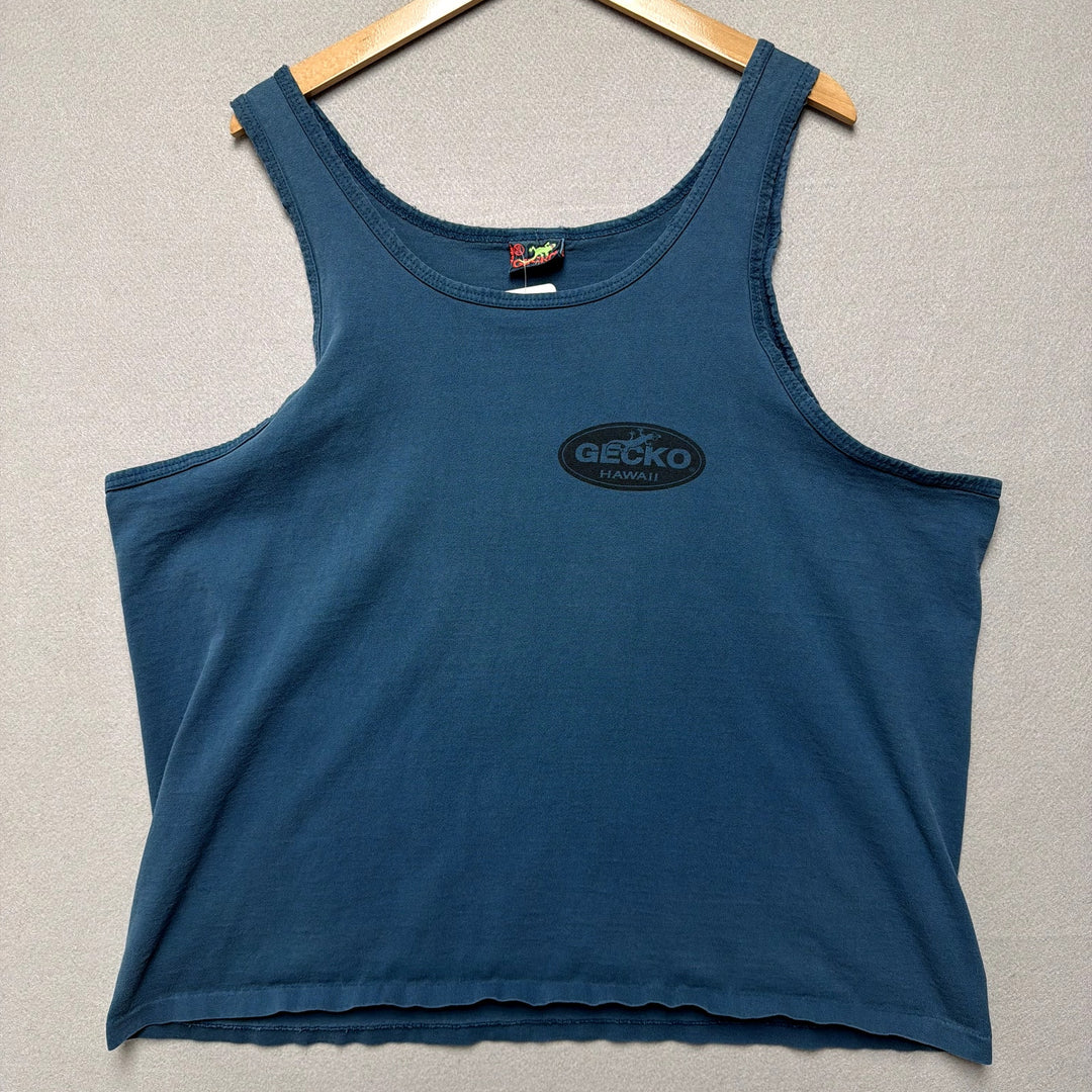Vintage Gecko Hawaii Tank Top T Shirt Size XL