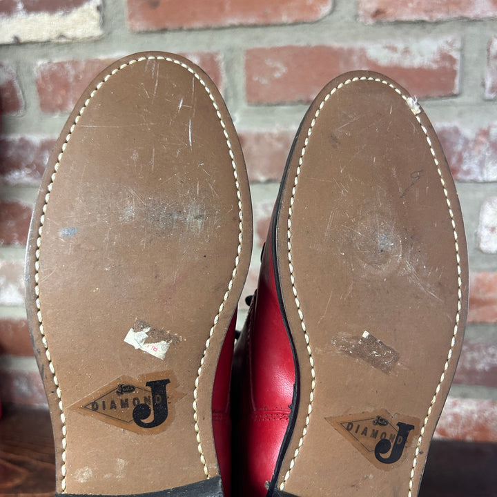 Vintage Justin Diamond J Kiltie Roper Boots Size 5B