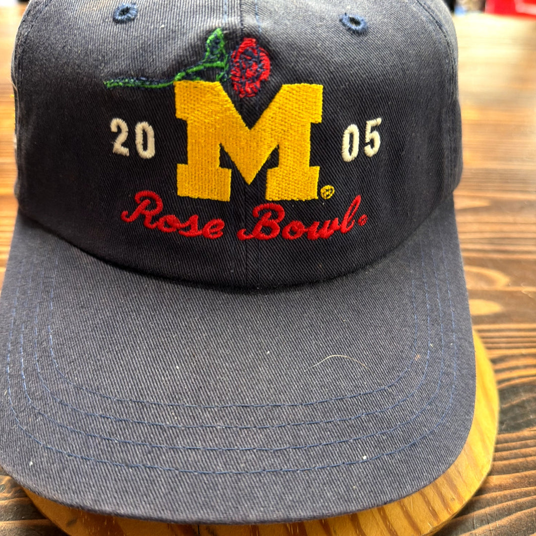 Vintage University of Michigan Rose Bowl Strap Back Hat