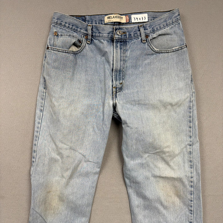 Vintage Levi's 550 Light Wash Jeans Size 34
