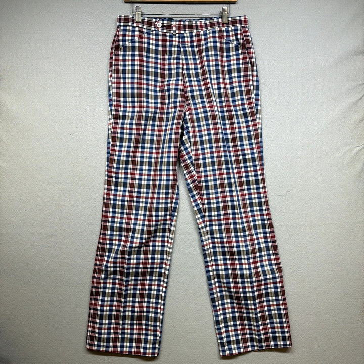 Vintage Lacoste Plaid Pants Size 32