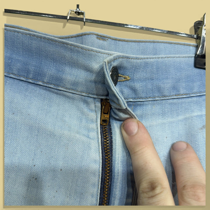 Vintage Levis Orange Tab 80s Paint Splatter Jeans Size 39