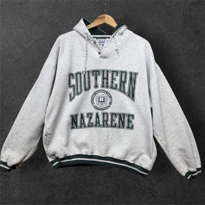 Vintage Southern Nazarene University 90s Hoodie Size Large