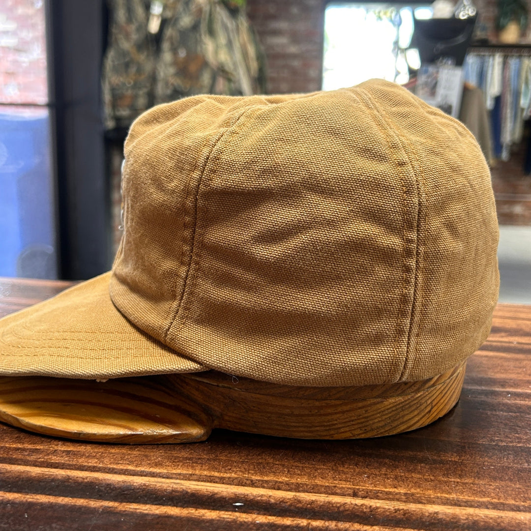 Vintage 90's Carhart Canvas Insulated Work Hat W/ Neck Flap