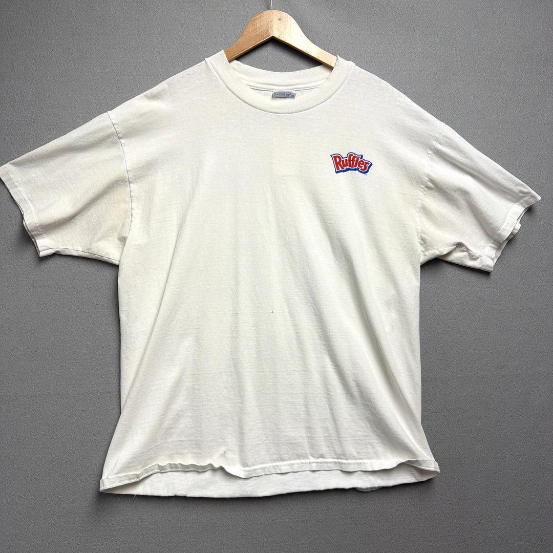 Vintage Ruffles Monday Night Football T Shirt Size XL