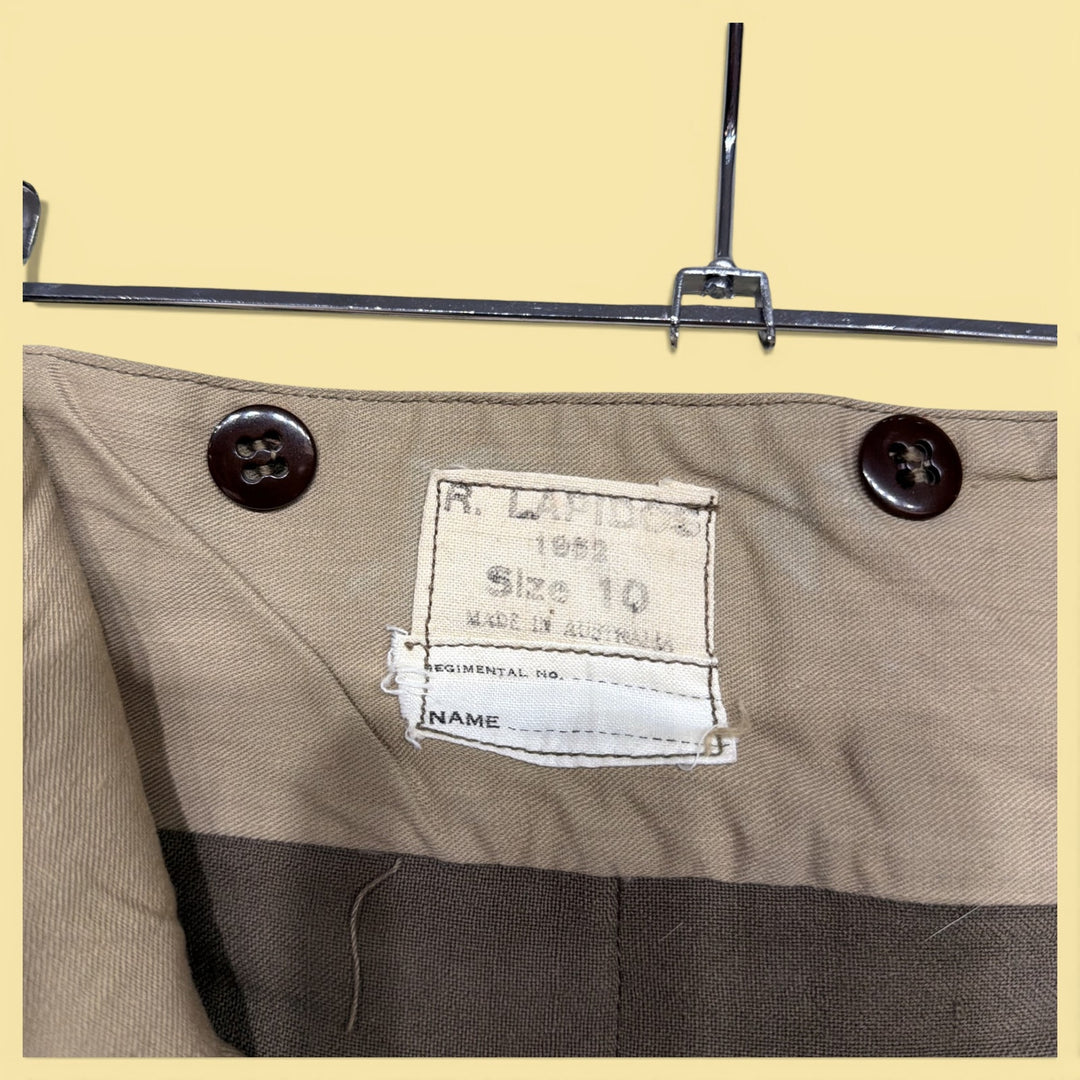 Vintage Australian Combat Trousers 60s Pants Size 30
