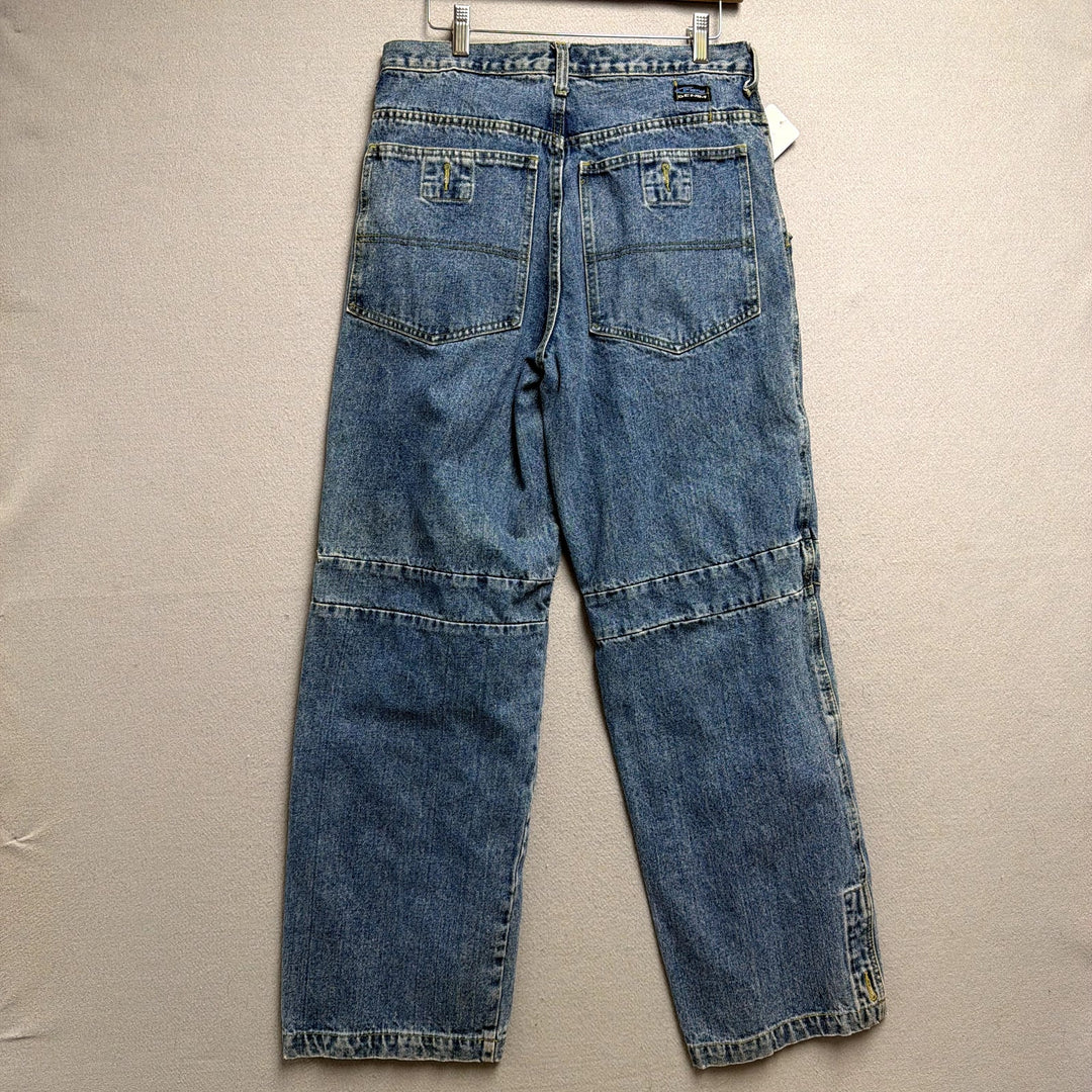 Vintage Fiend Denim Jeans Y2K Wide Leg Size 32x30