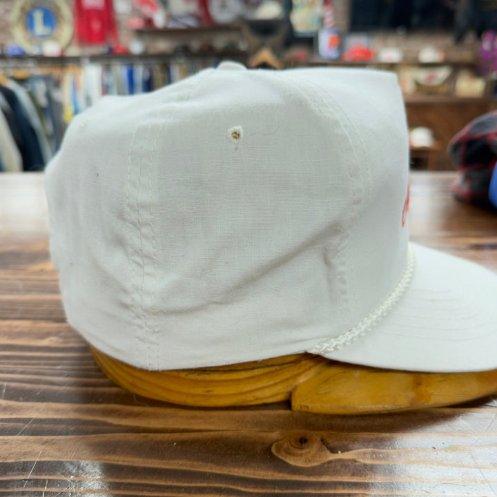 Coca Cola Vintage White Snapback Hat 90s