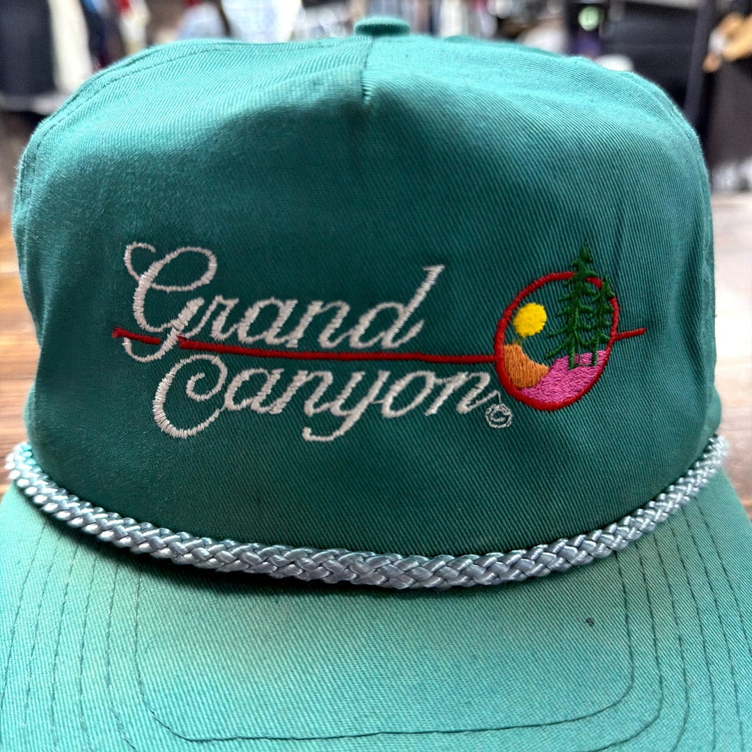 Vintage Grand Canyon Teal Snapback Hat
