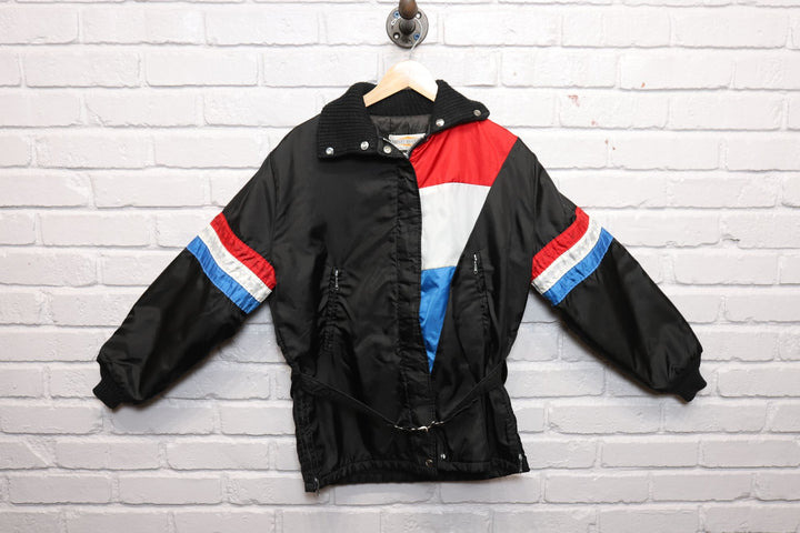 70s harley davidson racing puffer jacket size medium