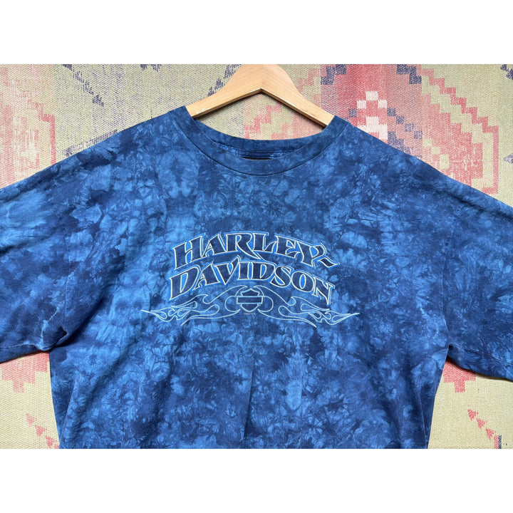 Harley Davidson Vintage Tie Dye T Shirt Size XL 2000s