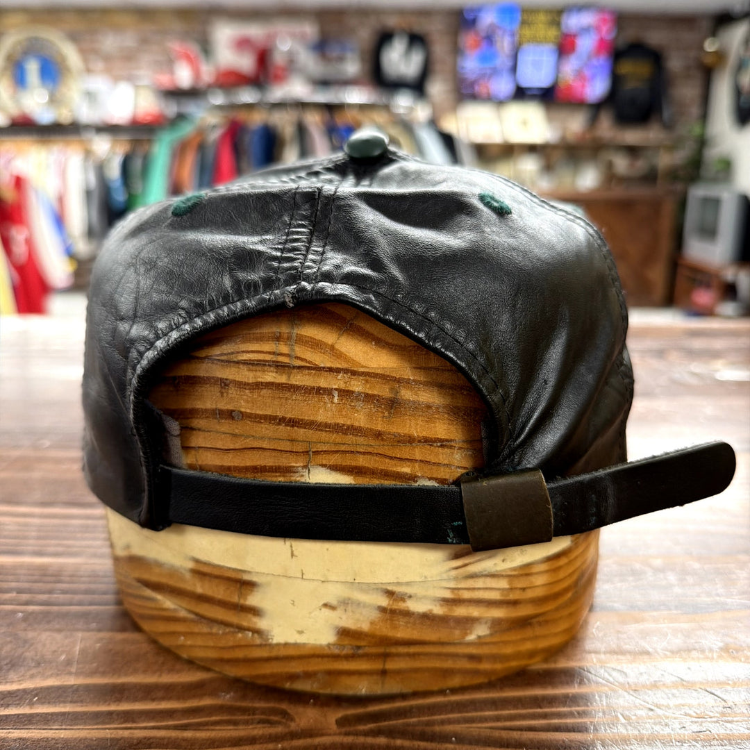 Vintage Green Bay Packers Leather Strap Back Hat