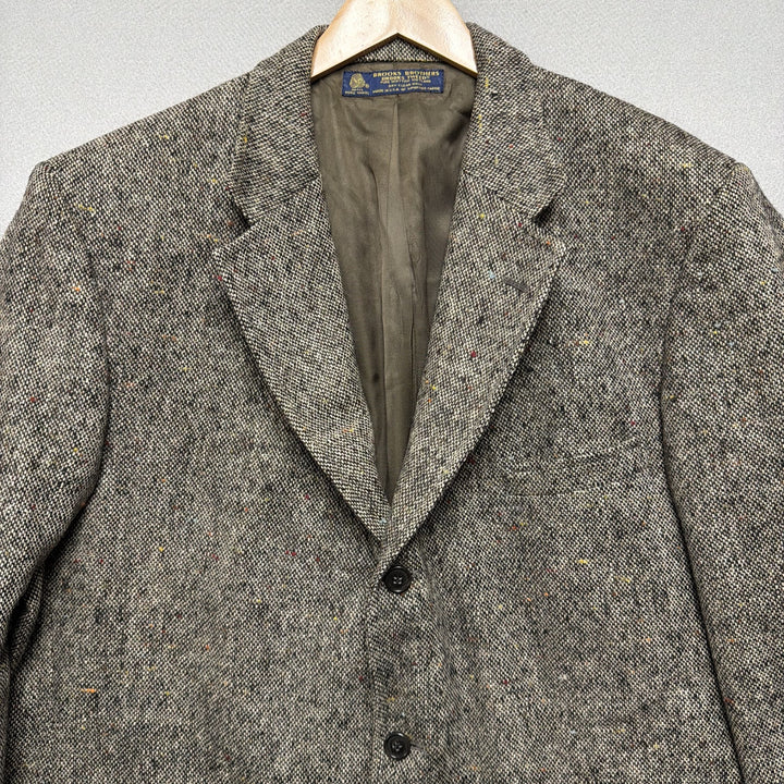 Vintage Brooks Brothers Speckled Tweed Blazer Size XL
