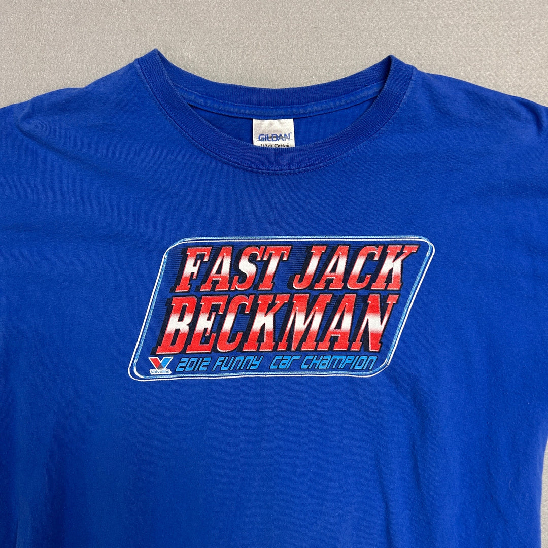 Fast Jack Beckman Funny Car Racing T Shirt Size Medium