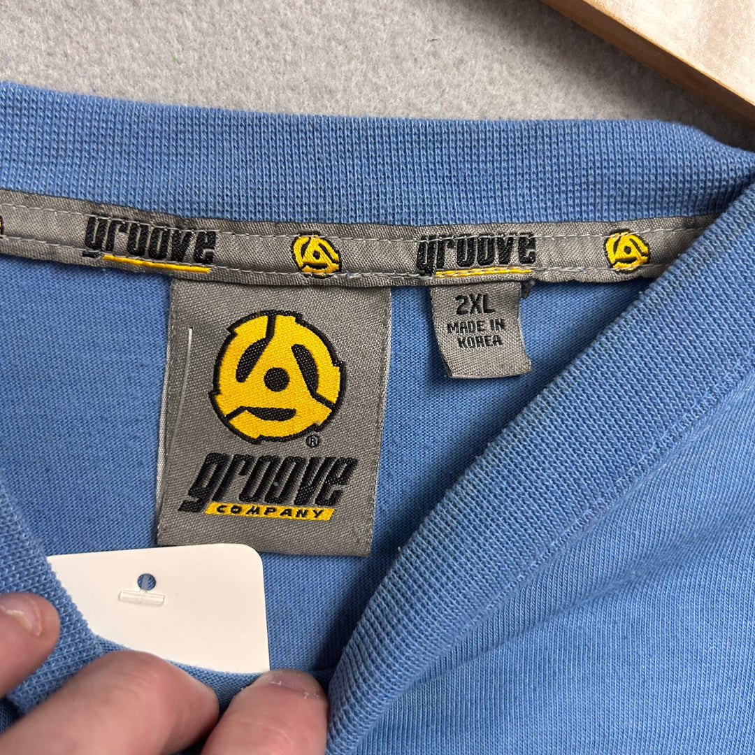 Vintage Groove company DJ 45 Adapter T Shirt Size XXL