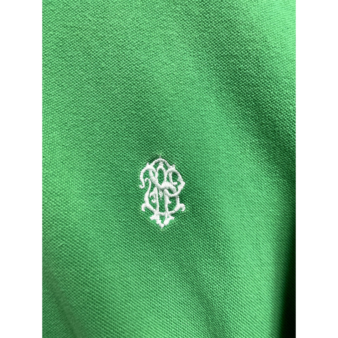 Y2K South Pole Men's Green Embroidered Polo Size 3XL