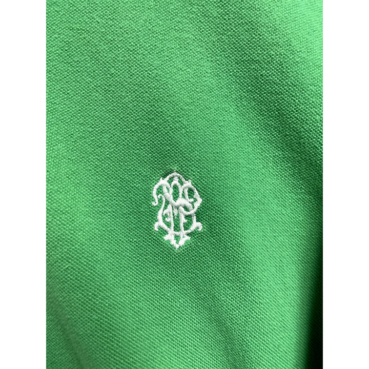 Y2K South Pole Men's Green Embroidered Polo Size 3XL