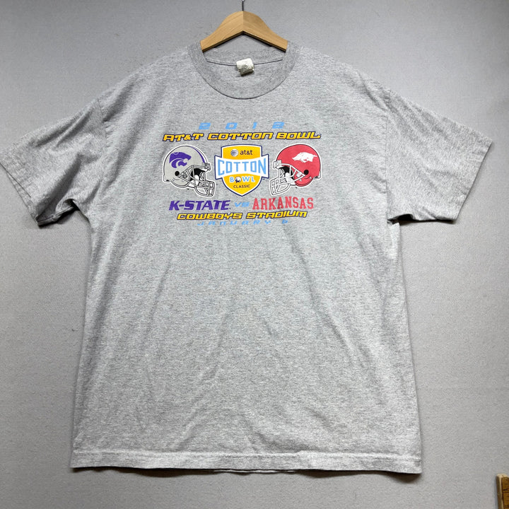 Arkansas vs K state Cotton Bowl 2012 T Shirt Size XL
