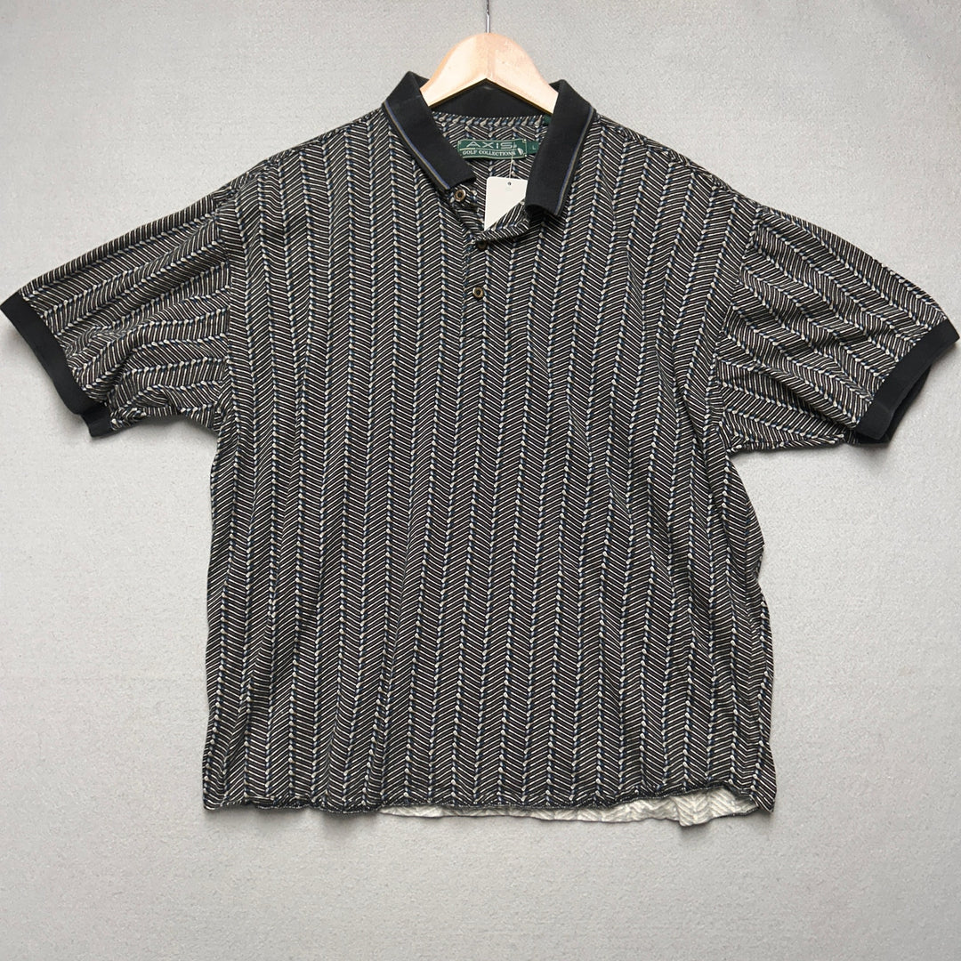 Vintage Axis Golf Club Polo Shirt size Large
