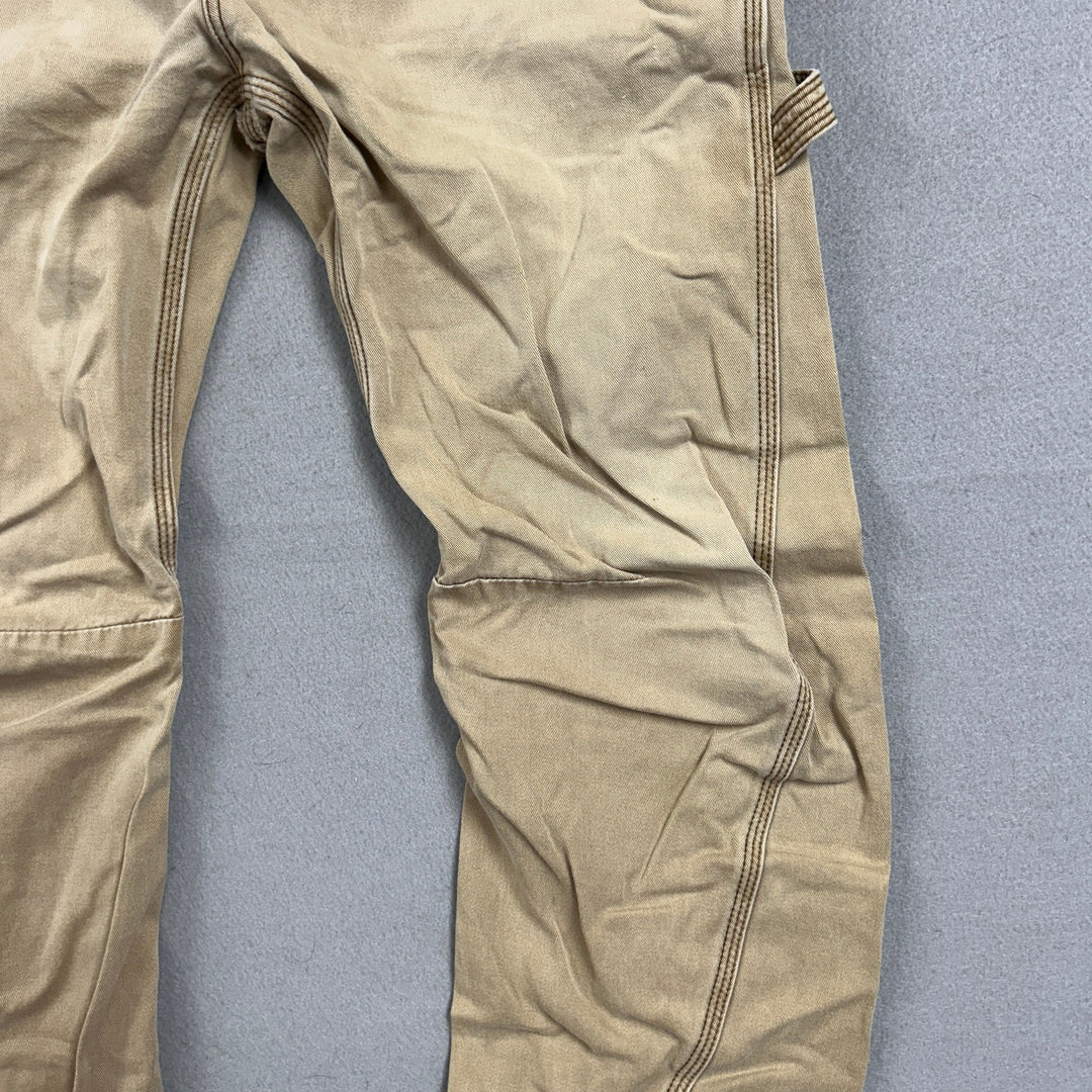 River Island Men's Buckle Back Carpenter Pants Size 32