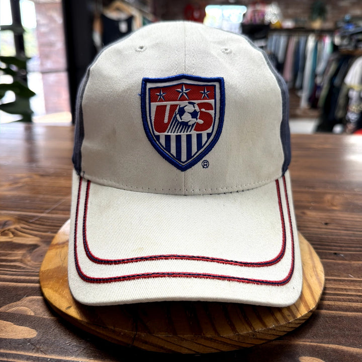 Vintage USA Soccer Strap Back Hat