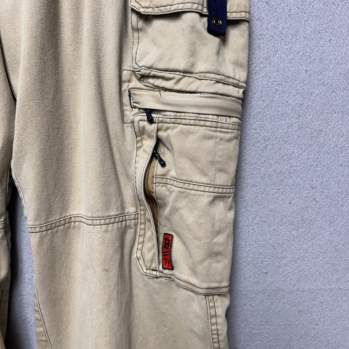 Vintage Bugle Boy Jeans Cargo Tech Pants Size 36x30
