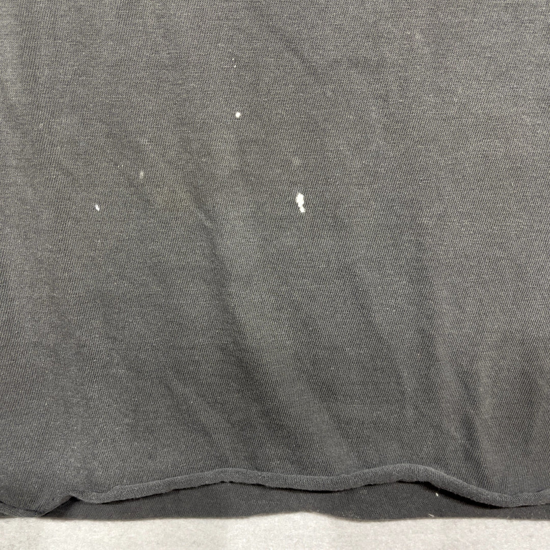 Vintage Radio Grill Little Rock Faded Black Cropped T Shirt size Large