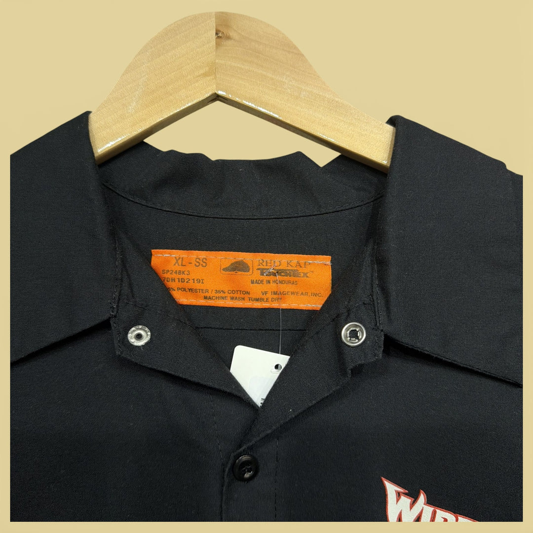 Vintage Wide Open Cycles 2000s Button Down Shirt Size XL