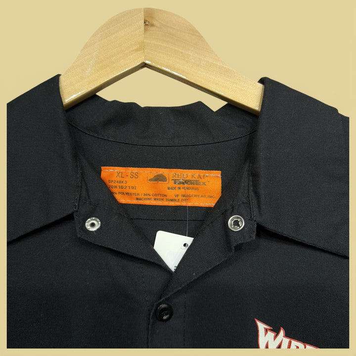 Vintage Wide Open Cycles 2000s Button Down Shirt Size XL