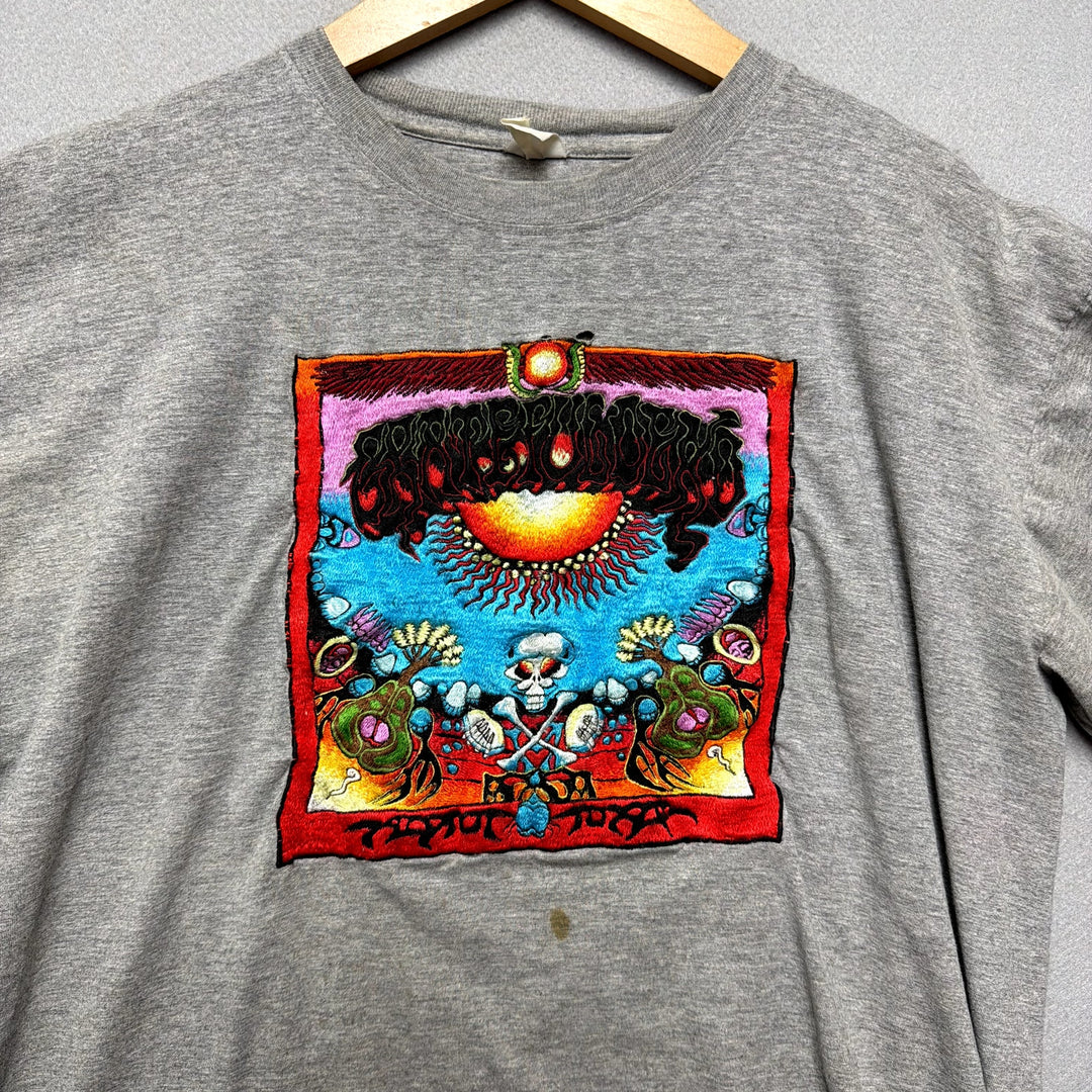 Vintage Grateful Dead Embroidered Album Cover T Shirt Size XL