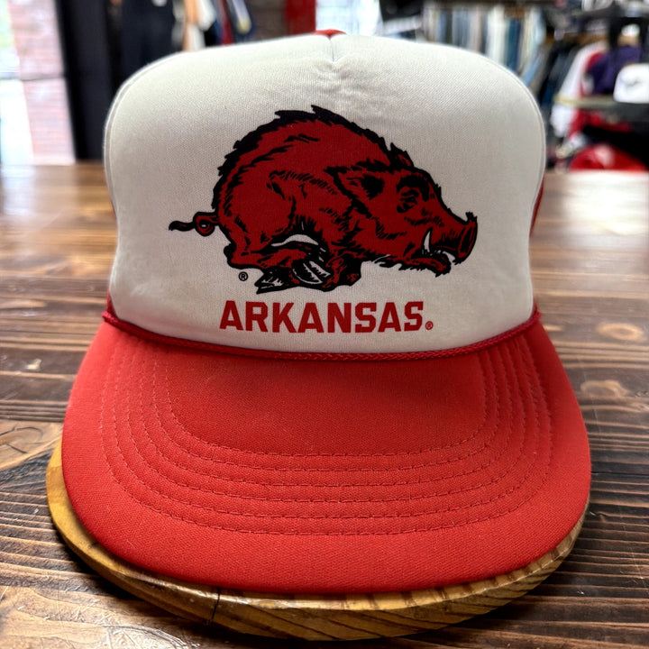 Vintage Arkansas Razorbacks Trucker Hat
