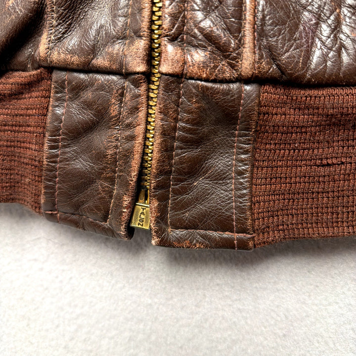 Vintage Kids William Barry Steerhide Jacket Size Small
