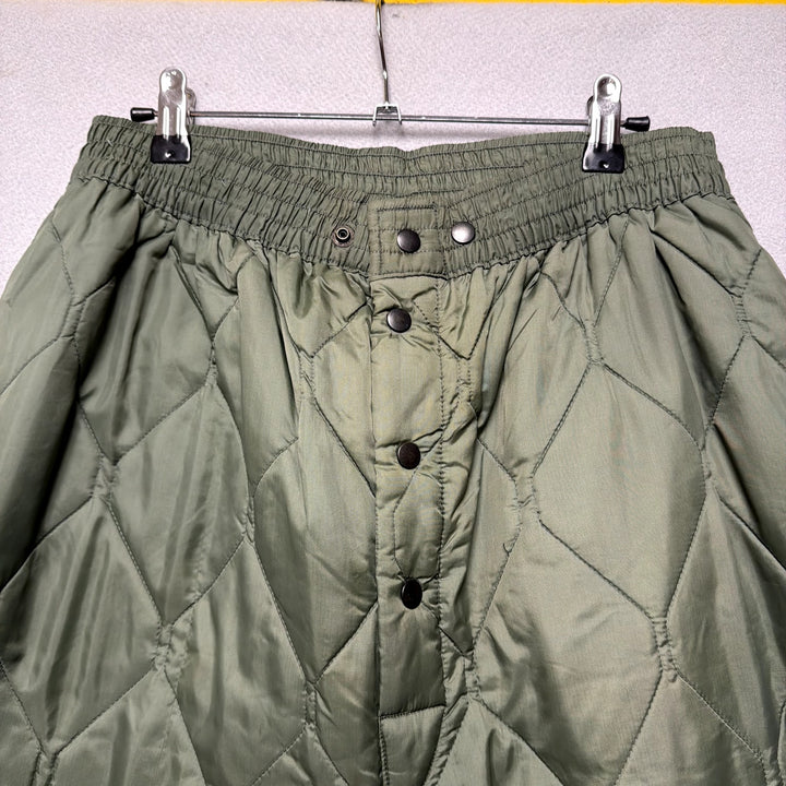 Vintage US Military Vietnam Era Quilted Flight Pants Size Large