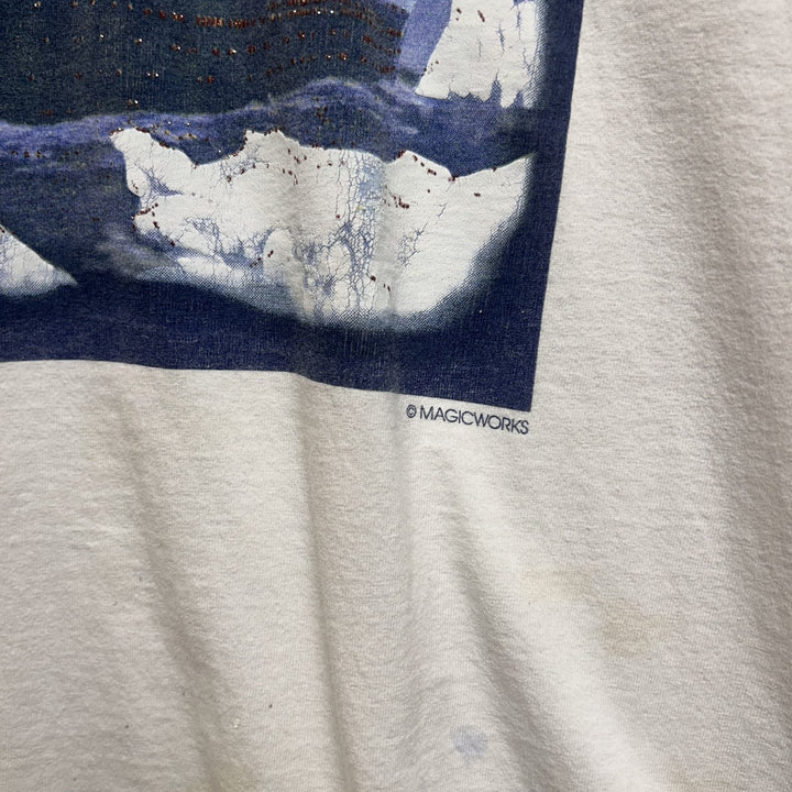 Vintage 90s Titanic "Ship Of Dream" White Shirt Size Medium Made in USA