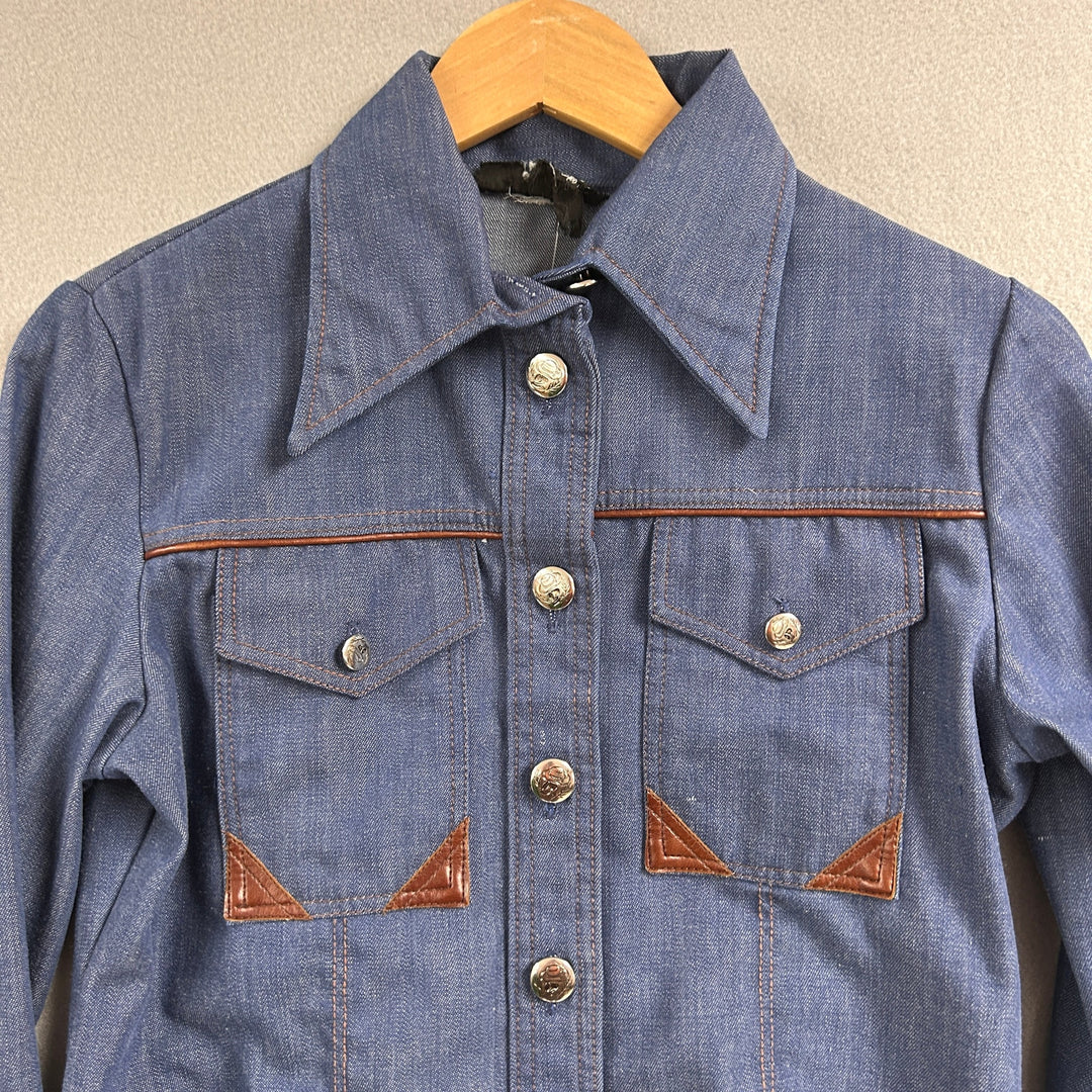 Vintage Body English Denim Jacket Size Small