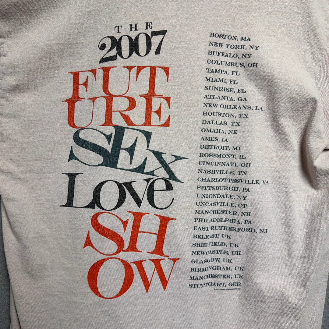 Vintage Justin Timberlake Futuresex Love Show Tour Shirt Size Small