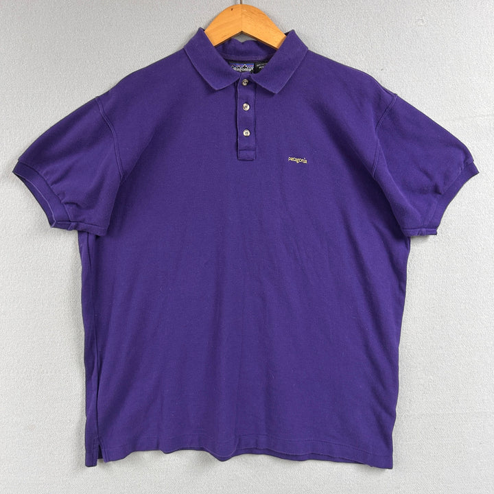 Vintage Patagonia Purple Polo Shirt Size Large