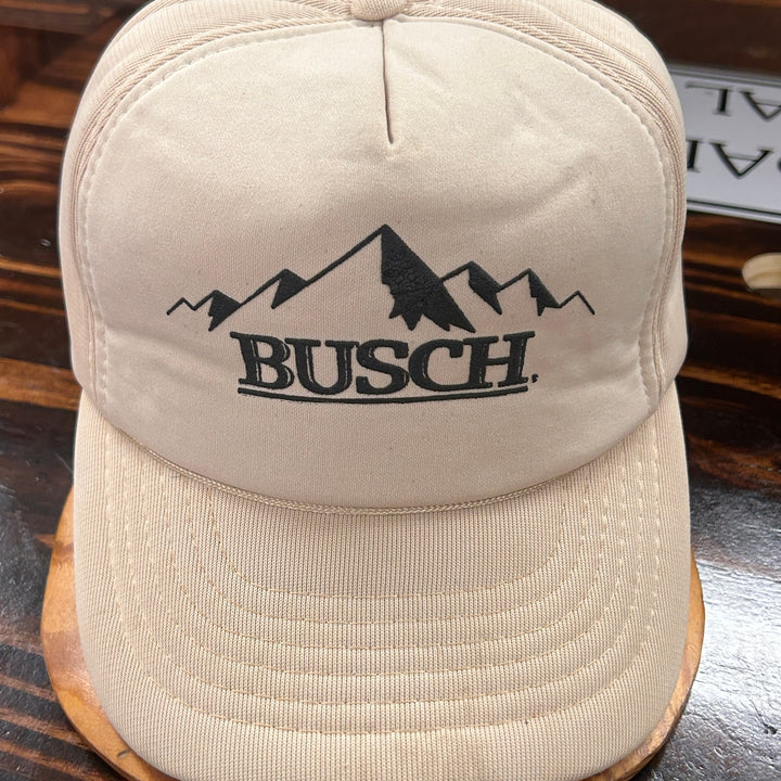 Vintage Busch Beer Full Foam Snapback Hat