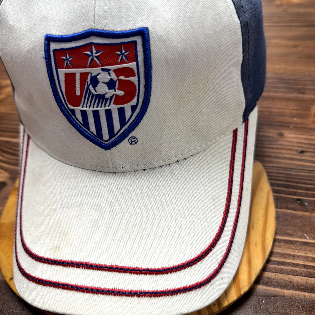 Vintage USA Soccer Strap Back Hat