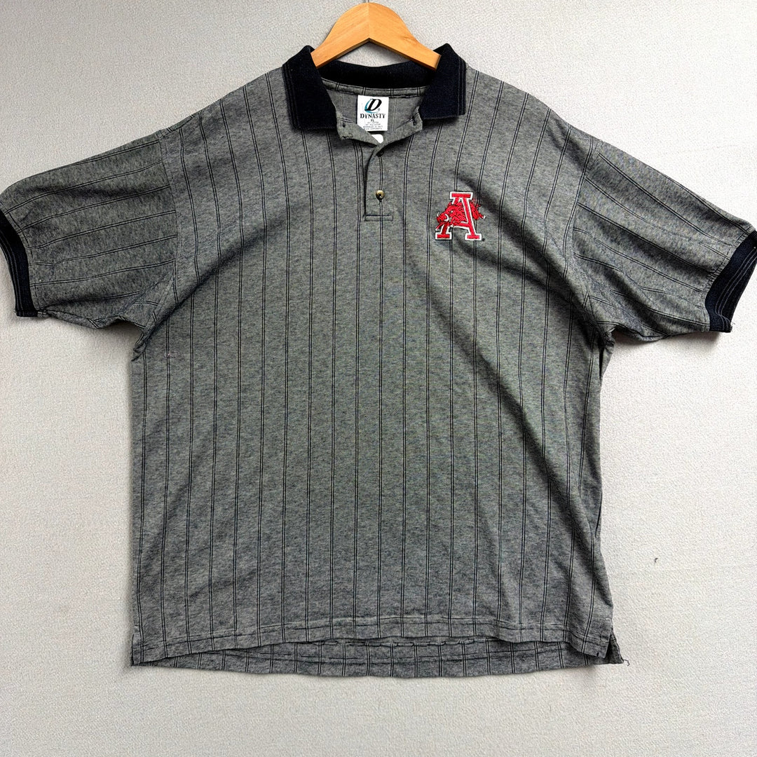 Vintage University of Arkansas Polo Shirt Size XL