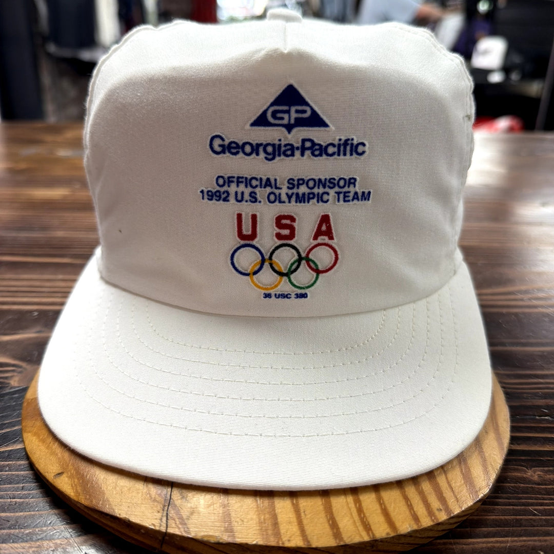 Vintage Olympics Georgia Pacific 1992 Snapback Hat