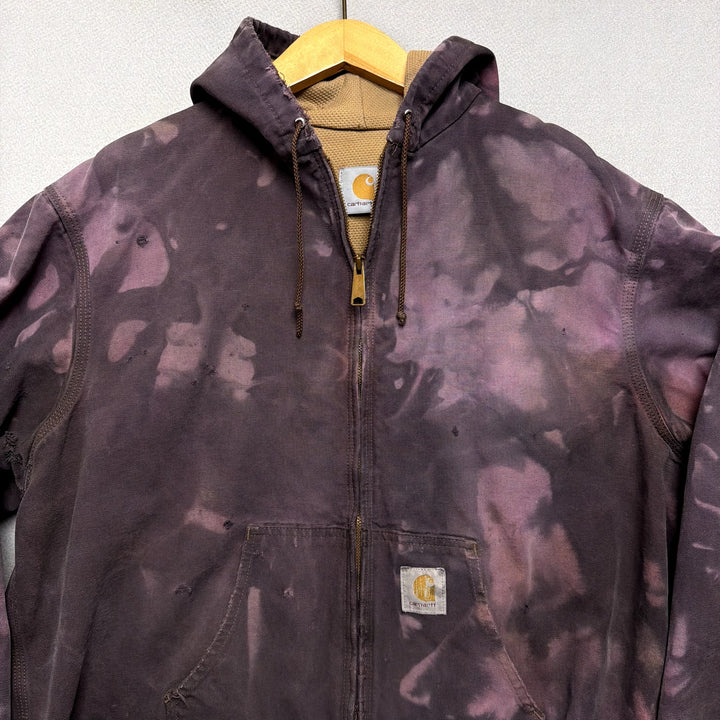 Vintage Carhartt Purple Tie Dye Active Jacket Size XXL