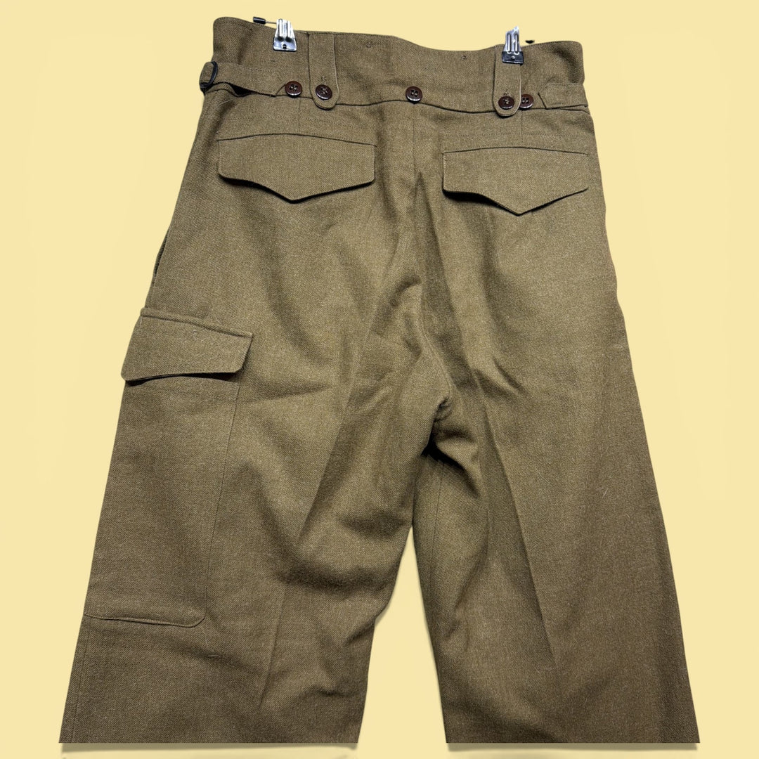 Vintage Australian Combat Trousers 60s Pants Size 30