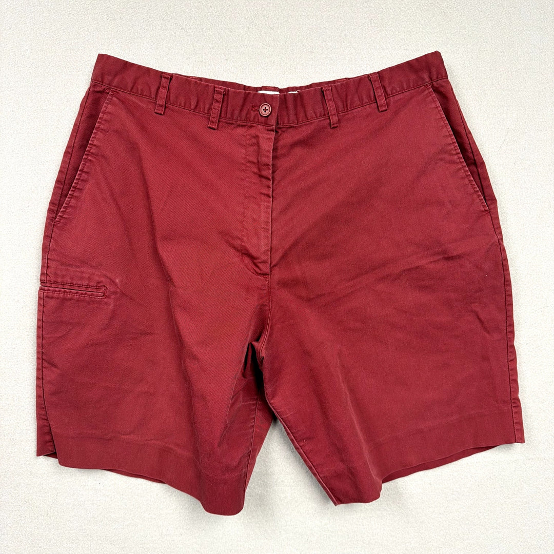 Disney Parks Burgundy Uniform Shorts Size 36