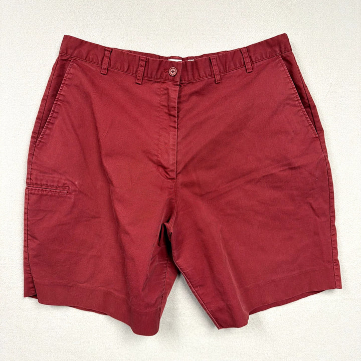 Disney Parks Burgundy Uniform Shorts Size 36