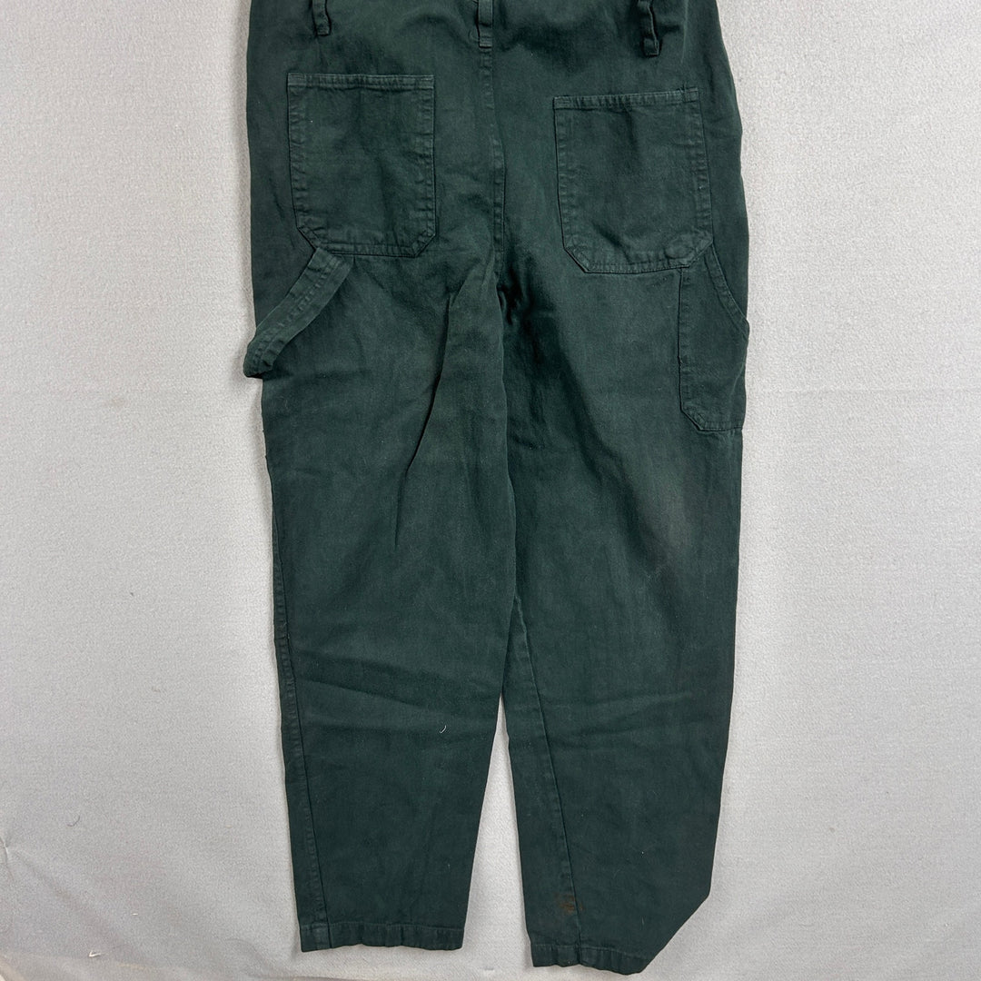 Vintage Rue Twenty One Green Overalls Size 34