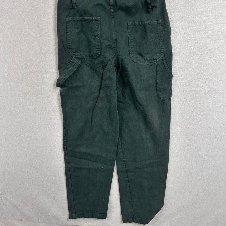 Vintage Rue Twenty One Green Overalls Size 34