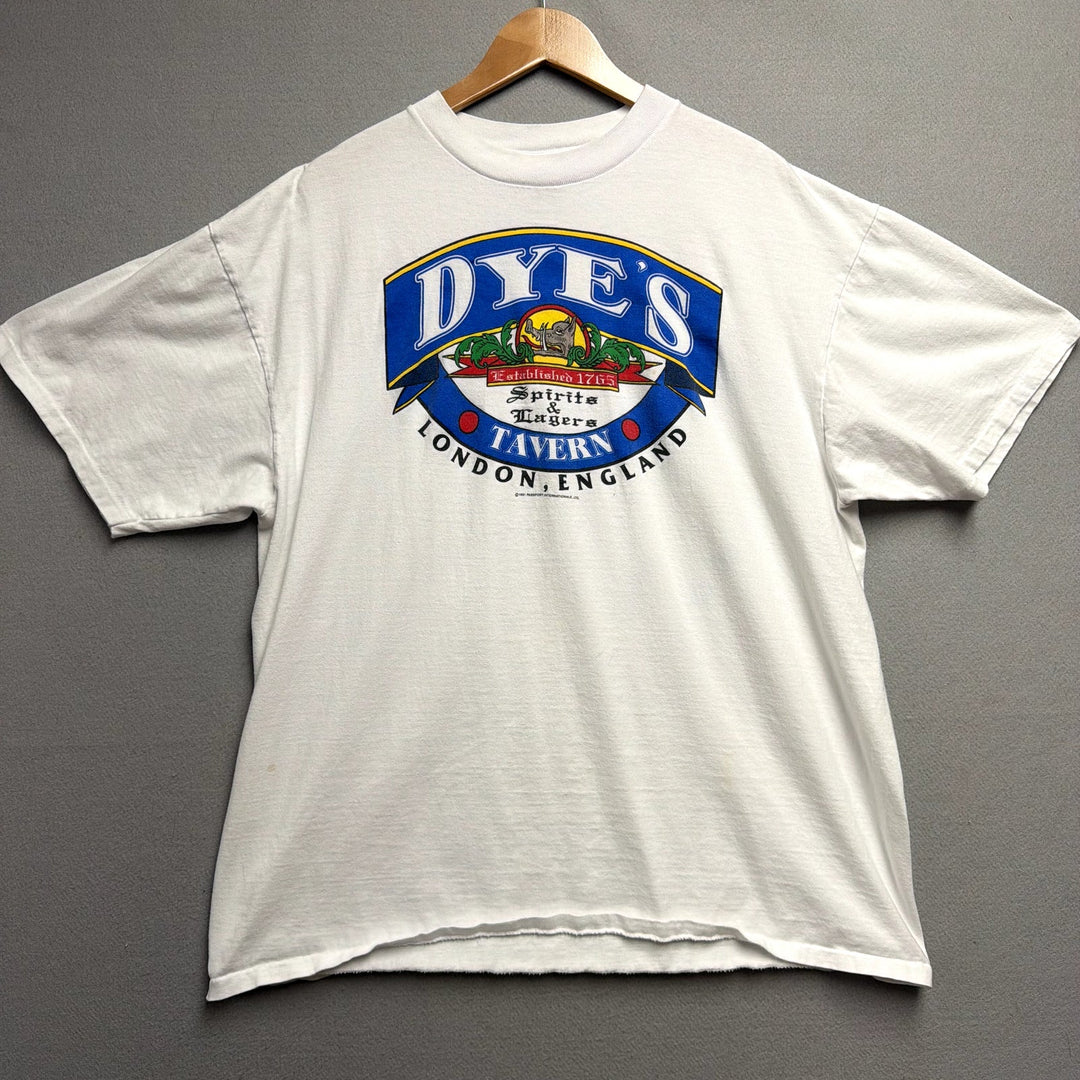 Vintage Dye's Tavern T Shirt Size XXL